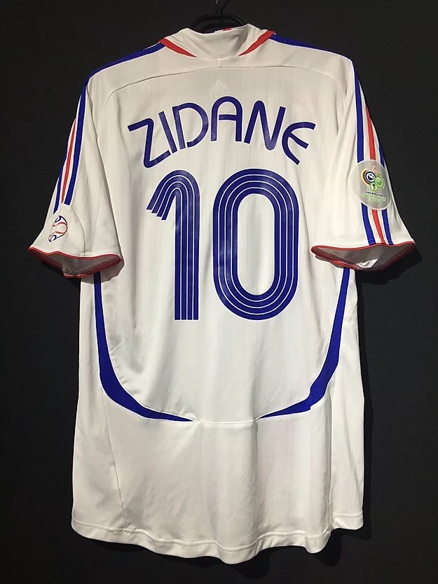 サイズはMですZIDANE ジダン フランス代表 ユニフォーム ドイツW杯 