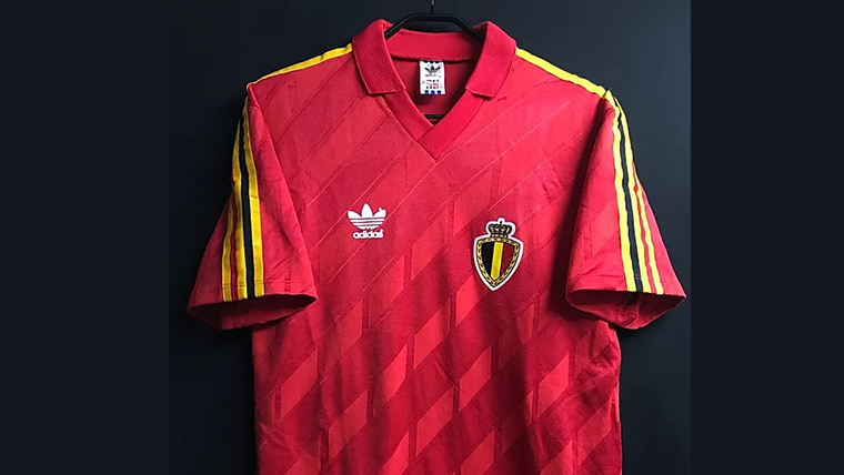 ベルギー代表1986-89ホームユニフォーム