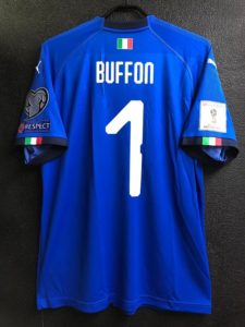 ブッフォンのイタリア代表2018ホームユニフォーム
