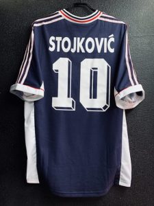 1998年ユーゴスラビア代表ユニフォームのストイコビッチ