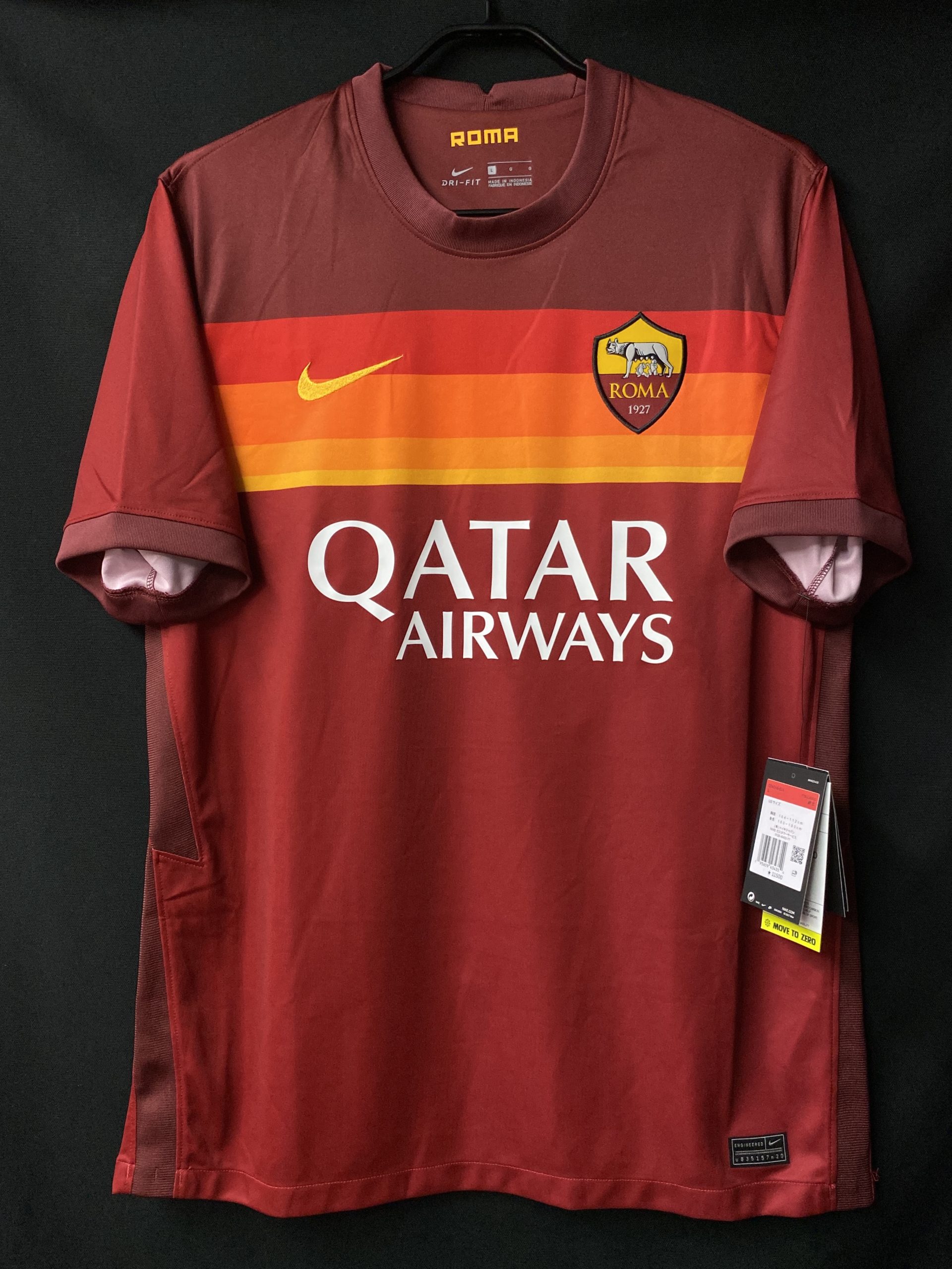 織り柄チェック 【レア】AS ローマ ASROMA トッティ ユニフォーム T